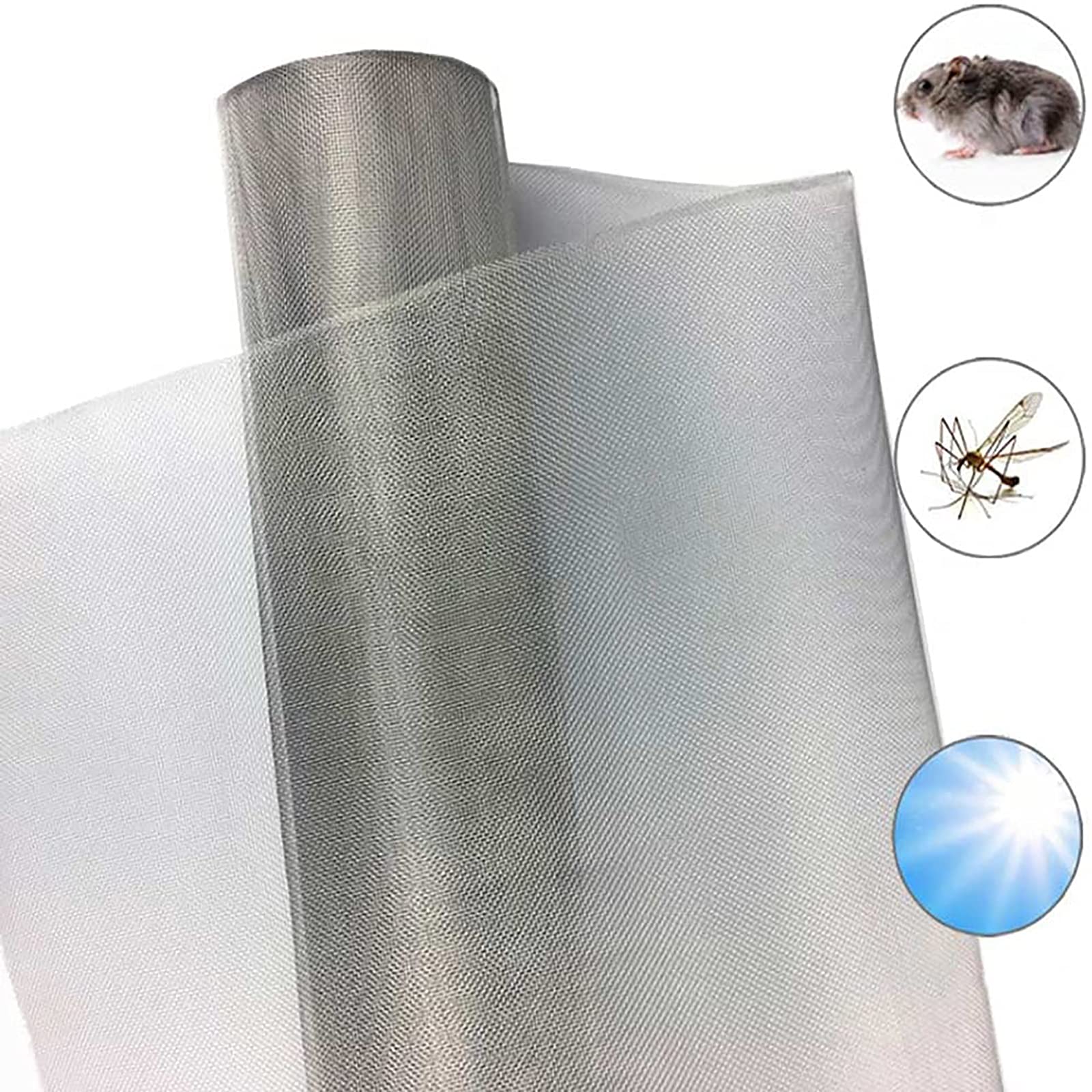 Edelstahl-Drahtgeflecht 304, 20 Maschen, 6 Stück Je 15x21 Cm – Anpassbar Für Lüftungen, Schädlingsschutz & Filter