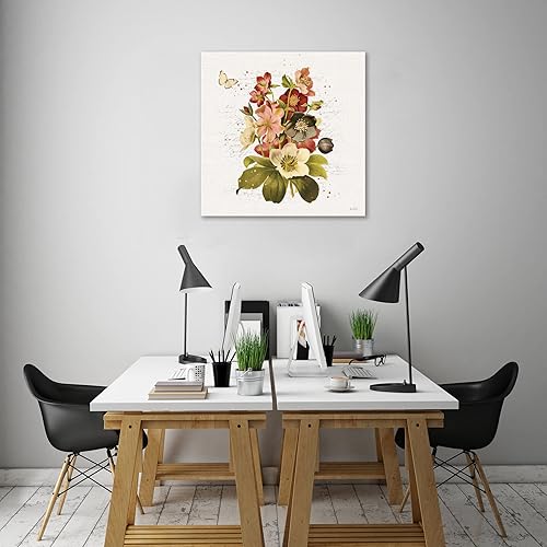 Miniatura 6 de Jaxson Rea "Vintage Petals VI Gallery Wrapped Canvas by Katie Pertiet, 18" x 18"