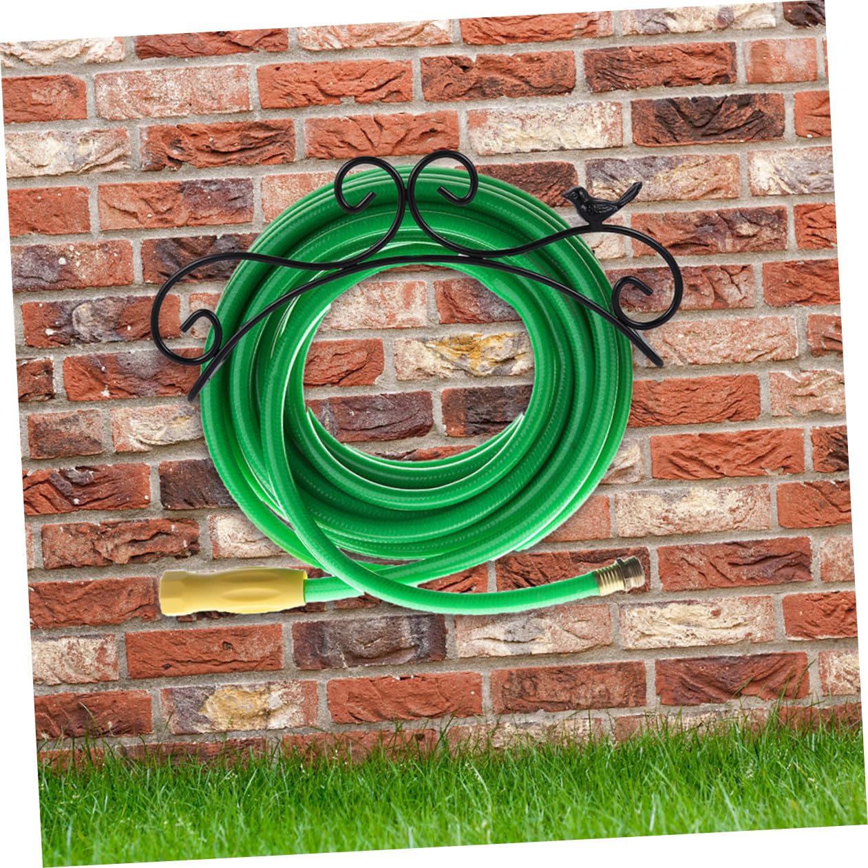 UPKOCH 2pezzi Supporto per Tubo da Giardino Organizer Portaoggetti per Tubo Nero Facile da Montare e Riporre Acqua