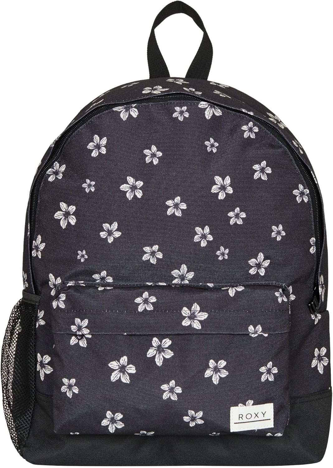 Roxy Women's Sugar Baby Backpack | Travel |Vacation | Work | Everyday Carry | 16L Capacity - Anthracite Sol Searcher Ditsy