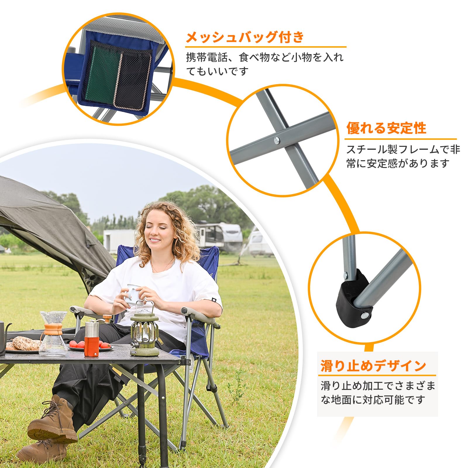 MOBI GARDEN ソロテント KingCamp チェア 楽天市場】【10%OFFクーポン】KingCamp アウトドアチェア 収束型