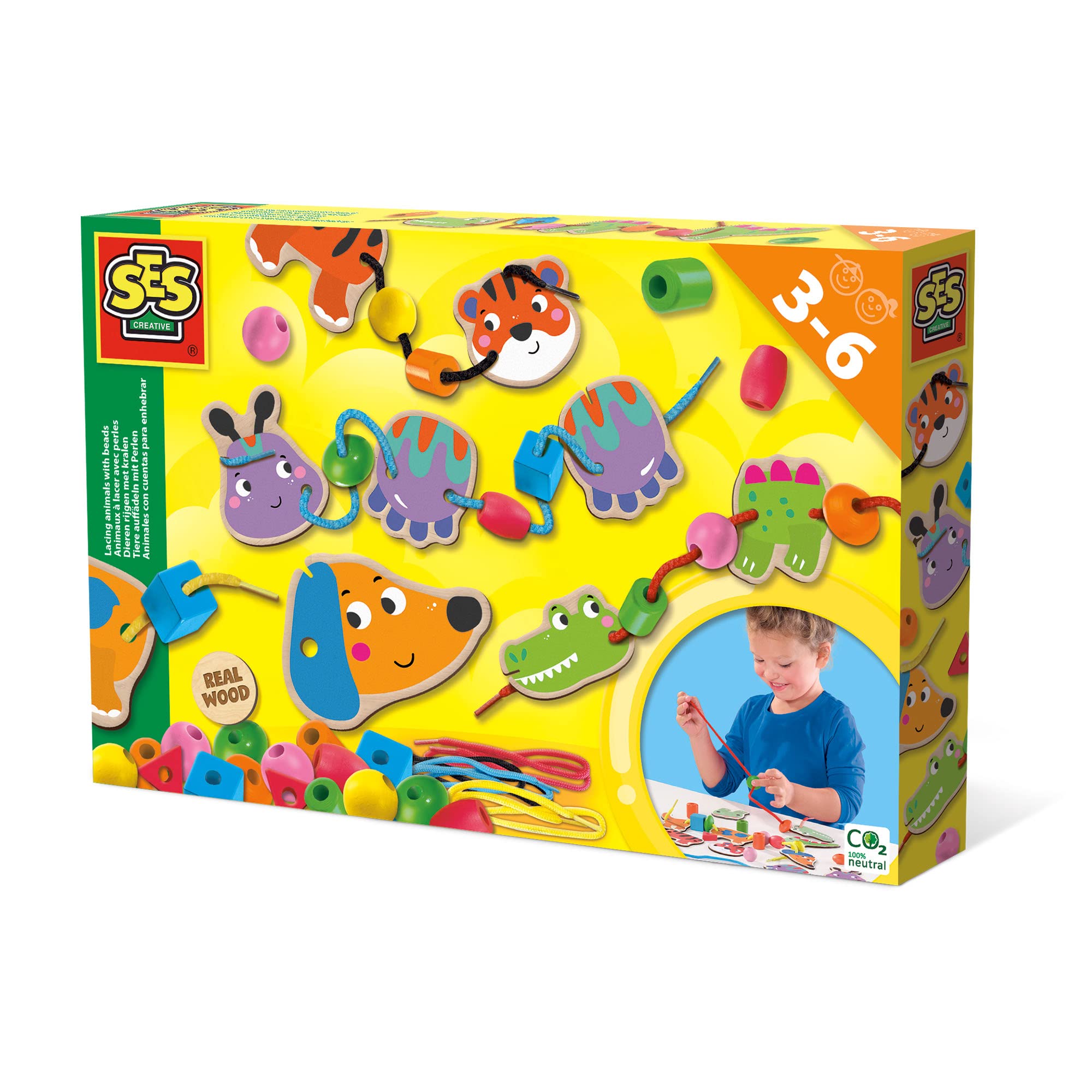 Lacing Animals Bead Set