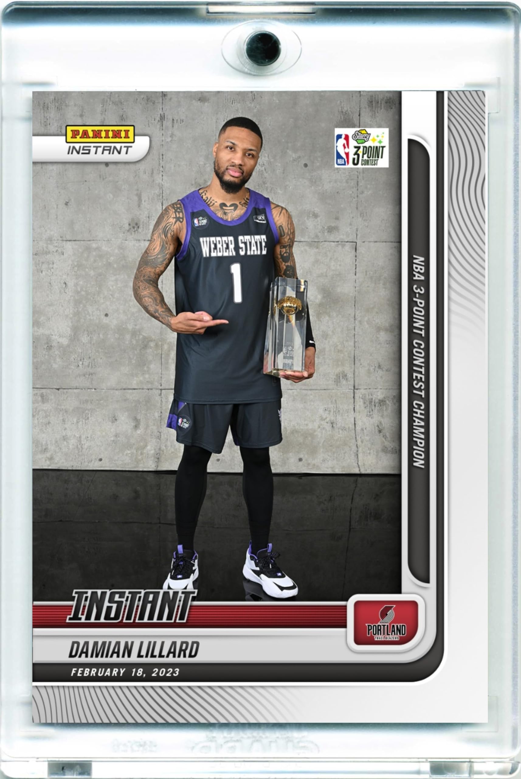 World Trading Cards Basketball Damian Lillard Panini Instant