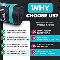 Vista 9 de 2 tapetes de yoga instructivos con correa de transporte