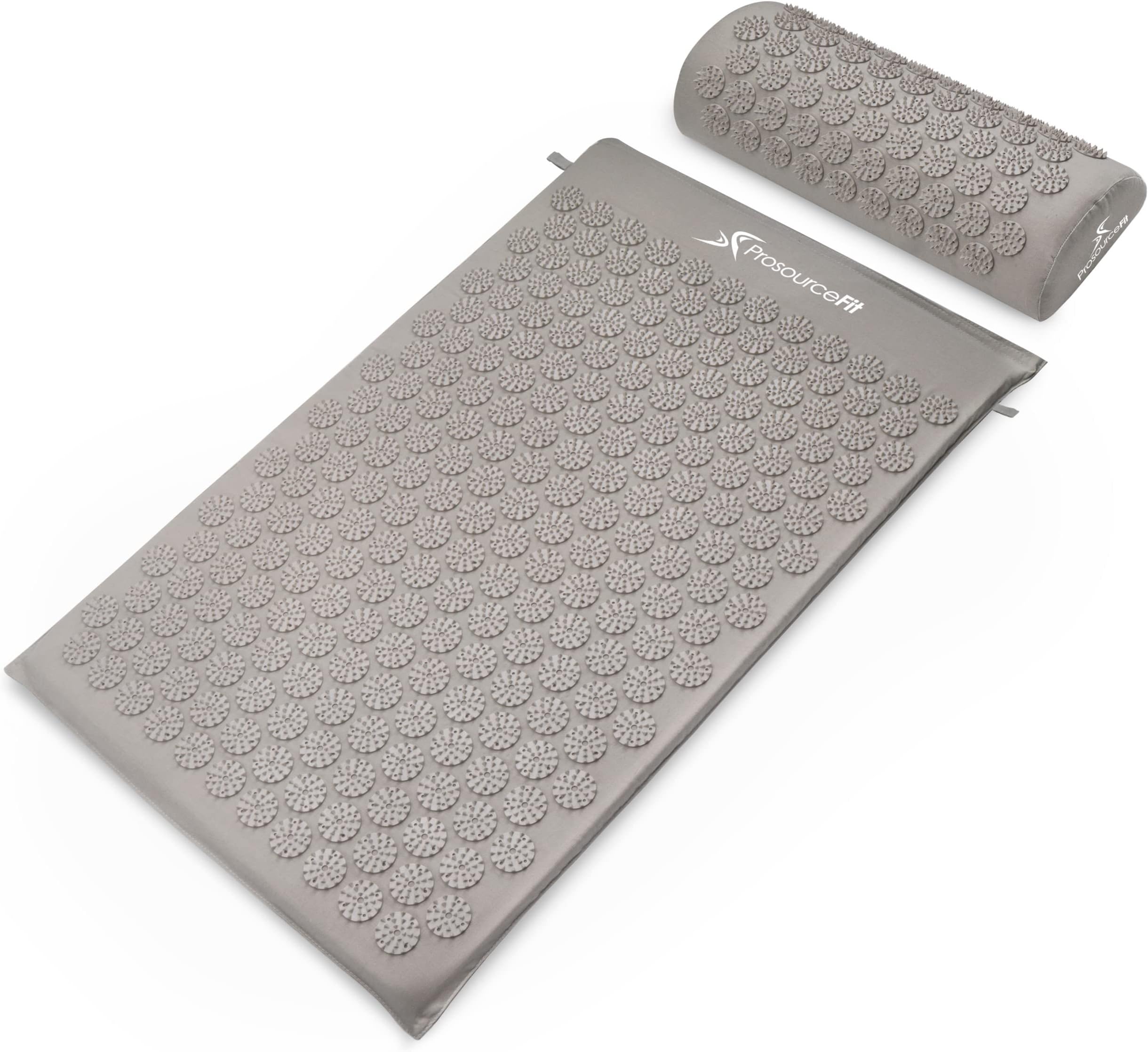 ProsourceFit Acupressure Mat and Pillow Set for Back/Neck Pain Relief and Muscle Relaxation