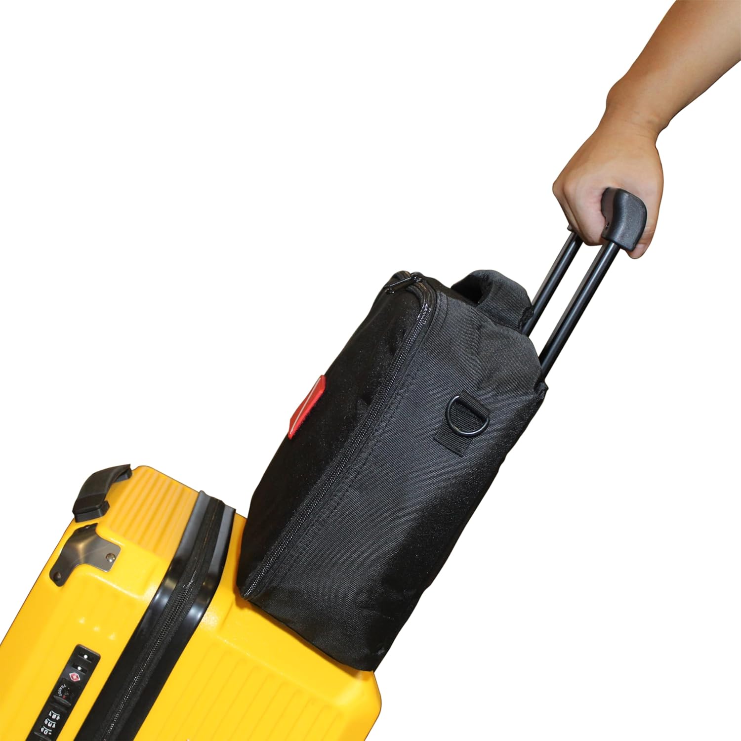 Scuba Diving Regulator Bag - Compact Durable Travel Storage with Suitcase Buckle, Detachable Shoulder Strap, Interior Hook-and-Loop Straps & Transparent Document Pocket for Gear Protection - Image 6