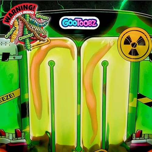 Miniatura 2 de GooToobz Squigglers - Tubos sensoriales esponjosos rellenos de gel colorido, purpurina y cuentas, no tóxico, sin ensuciar, apretable, alivio del