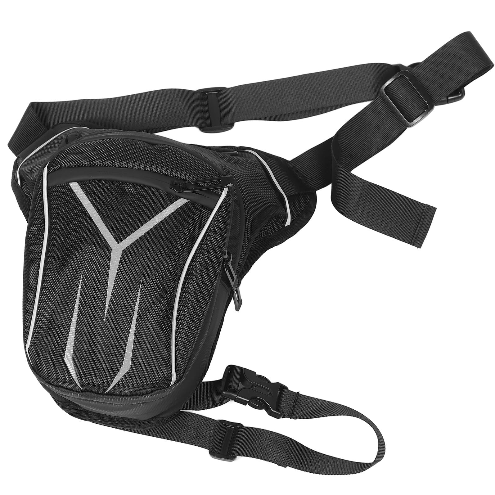 VOSAREA Große Motorrad Beintasche Herren Damen wasserdichte Multifunktionale Bauchtasche Aus Oxford Verstellbar Für Outdoor Sport Wandern Radfahren