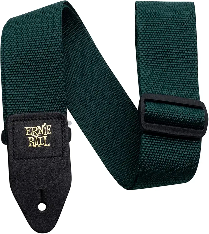 Alça para guitarra Ernie Ball PolyPro P04050, Forest Green
