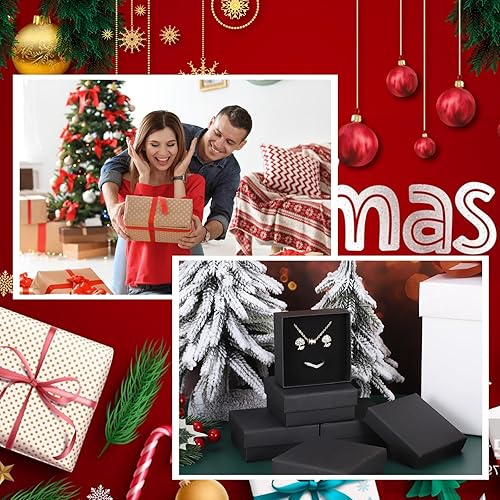 Miniatura 4 de Jewelry Gift Boxes Small Gift Boxes for Necklace Ring Bracelet Earring Cotton Filled Jewelry Box