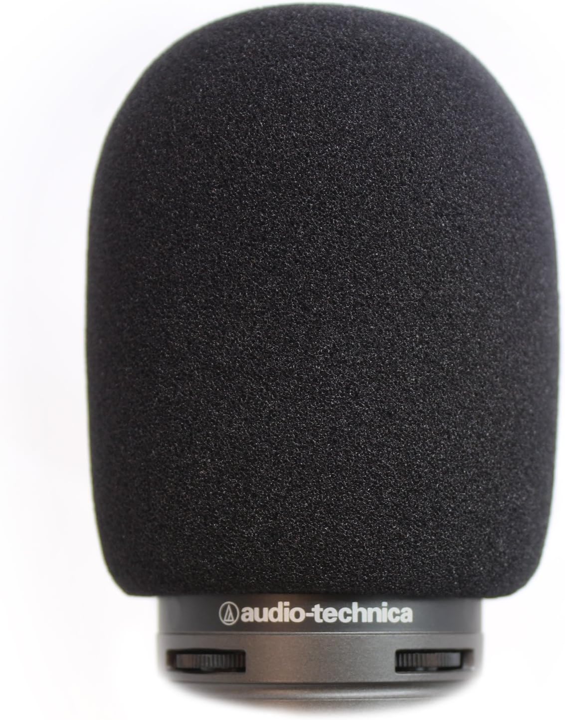 AT2020 Pop Filter by Vocalbeat - Audio Technica AT2035 Condenser Mic Foam Windscreen from Quality Sponge Material - Mic AT2020 USB Pop Windscreen Filters Recording and Background Noises - Black Color