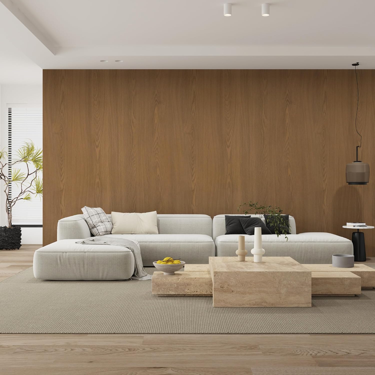 16"x118" Thickened Wood Grain Contact Paper Brown Peel and Stick Wallpaper Self Adhesive Wood Wallpapers Natural Removable Vinyl Wrap Wall Covering for Kitchen Cabintes Desks Shelf Countertops