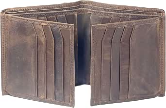 Bullz Genuine Cow Leather Hipster Wallet - Dual Bill Compartment, Holds 10+ Cards, Made In India - View #11