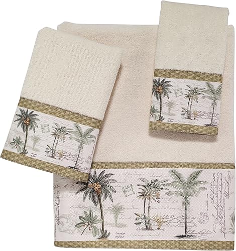 Miniatura 3 de Avanti Linens - Paño de baño, algodón suave y absorbente (colección Colony Palm)