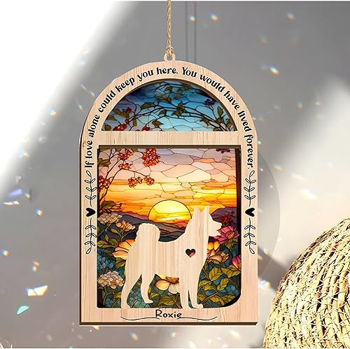 Miniatura 4 de LOVELYPOD Adorno de Navidad personalizado Shiba Inu, adorno de Shiba Inu con nombre, pérdida de mascotas, regalos para los amantes de los perros,