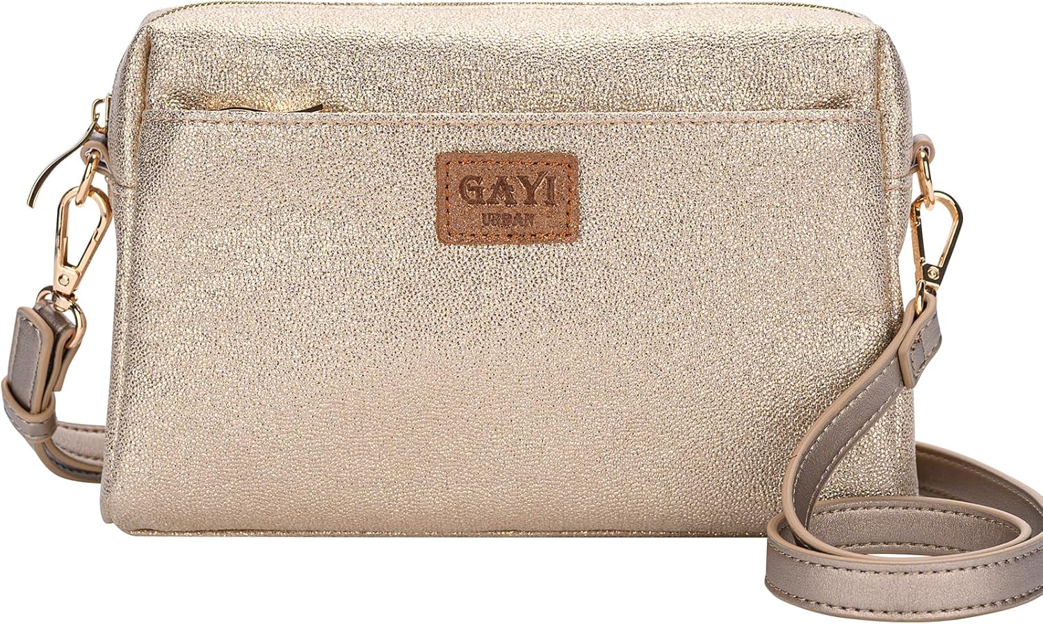 GAYI URBAN Glitter Crossbody Bags for Women, Sparkle Shoulder Handbags with Chain, Ladies Clutch Purses with Zipper Closure | Glitter, Sparkle, with Chain, Ladies, with Zipper Closure