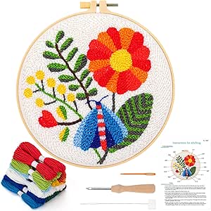 Kit Punzonatura Per Principianti Kit Per Ricamo Punch Needle