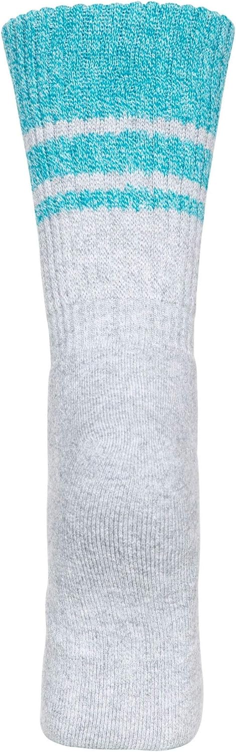 Trespass Womens/Ladies Hadley Hiking Boot Socks (2 Pairs) (5/8 US) (Grape Wine/Oatmeal)