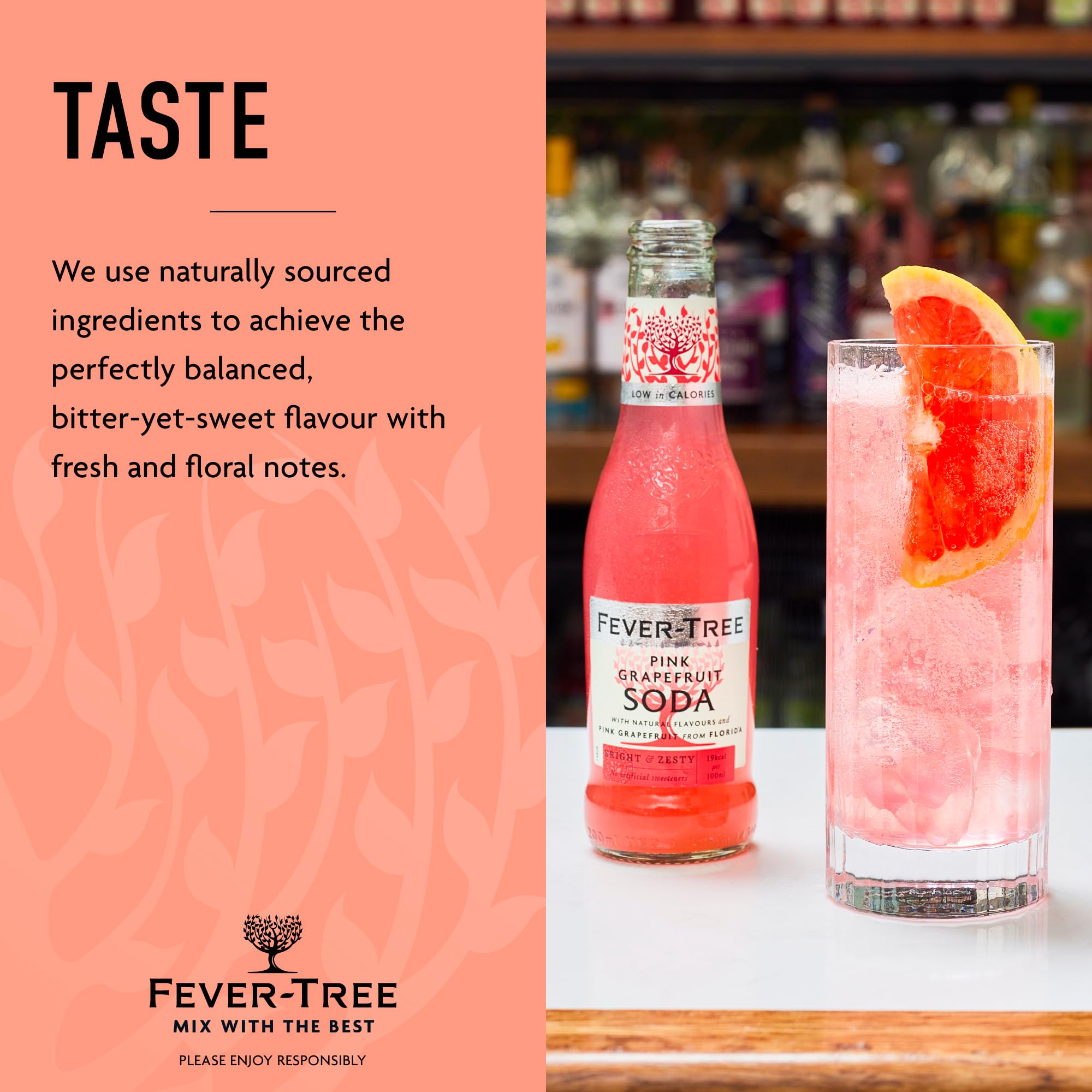 Fever Tree Pink Grapfruit, 4 piezas