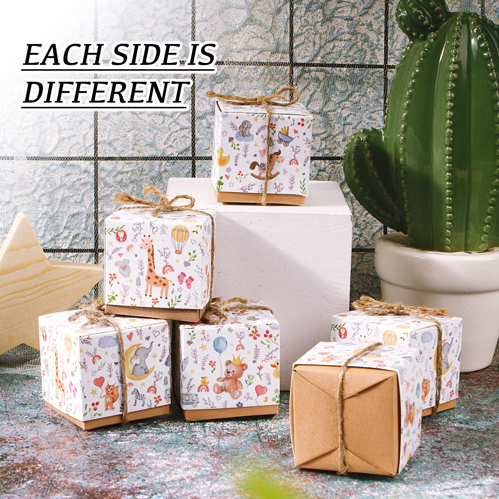 10 Stück Kleine Geschenkboxen – Würfelförmige Favor-Boxen Für Hochzeit, Geburtstag & Party