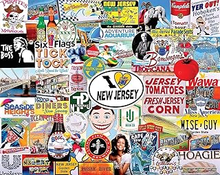 White Mountain Puzzles I Love New Jersey, 1000 Piece Jigsaw Puzzle