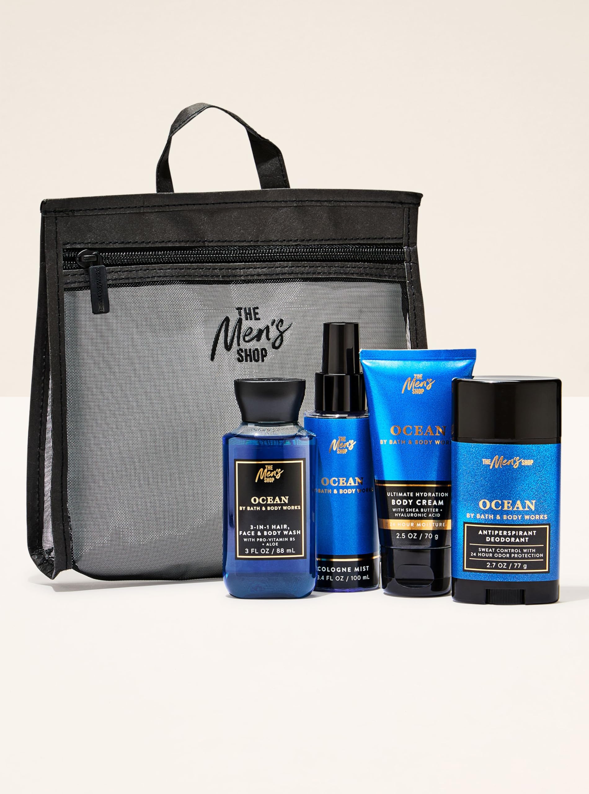 Bath & Body Works Ocean Gift set | Bath Sets & Kits | Set of 4 | Fragrance - Fresh & Clean | Gender - Unisex-image-8