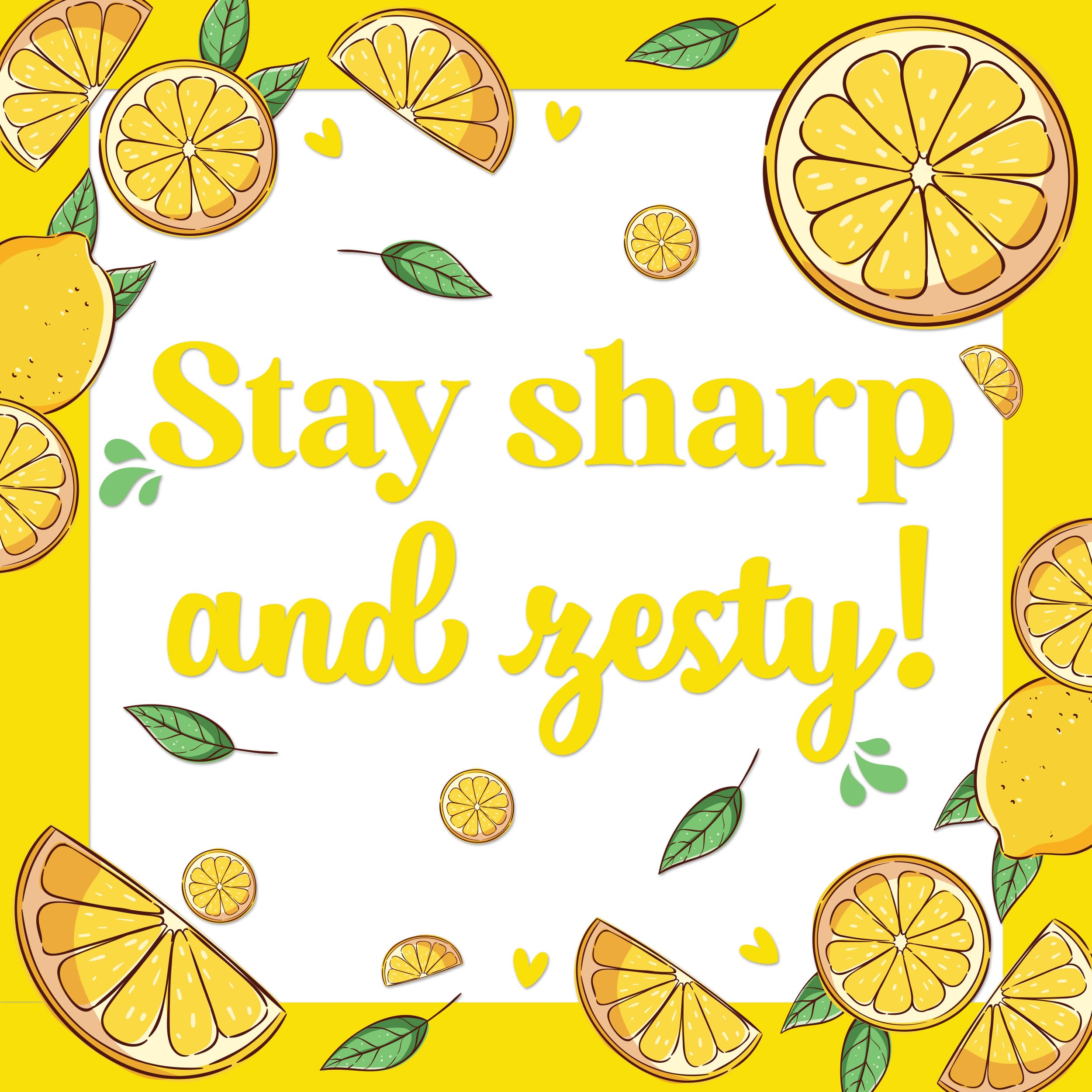 Decorably 64 Pcs Cutouts Lemon Bulletin Board Decorations Set with Borders, Lemon Classroom Decor for Classrooms, School Hallways, Bulletin Boards,