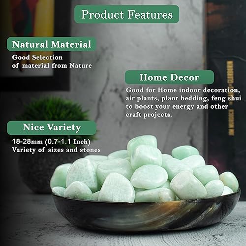 Miniatura 4 de BEZAVO Juego de piedras de cristales curativos de amatista, piedras pulidas y cristales a granel para curación, reiki, meditación, cristales de