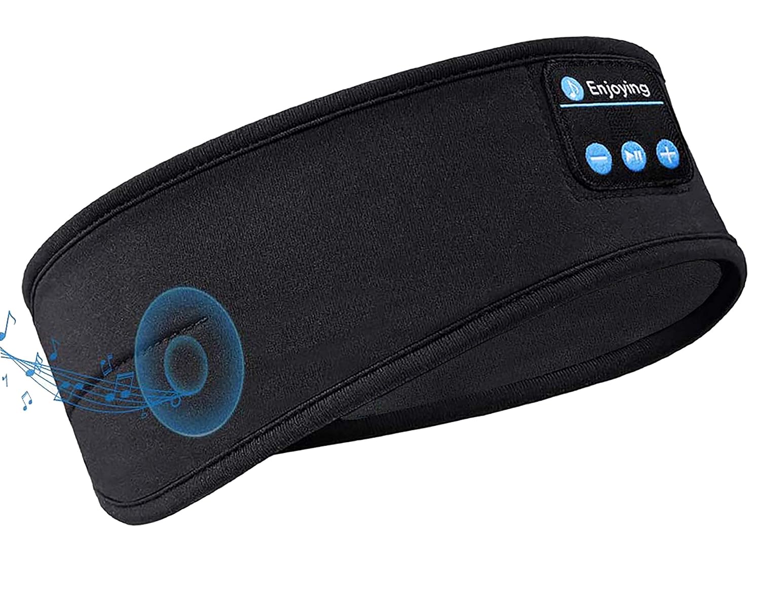 Kapa Headphones Bluetooth 5.0 Head band, Wireless Music Sports Head band With Detachable Thin Speakers and Mic Perfect for Sleeping, Workout, Running, Yoga (Black) Kapa Headphones Bluetooth 5.0 Head band, Wireless Music Sports Head band With Detachable Thin Speakers and Mic Perfect for Sleeping, Workout, Running, Yoga (Black)