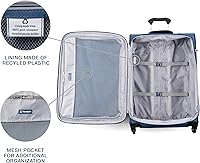 Vista 227 de Travelpro Maxlite 5 - Juego de 2 piezas de equipaje de mano de tela, expandibles con 4 ruedas giratorias, bolso blando para debajo del asiento, Negro