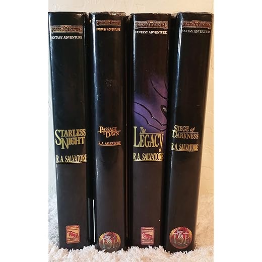 Complete Legacy of the Drow Set in Hardcover (Forgotten Realms: The Legacy, Starless Night, Siege of Darkness, and Passage to Dawn)