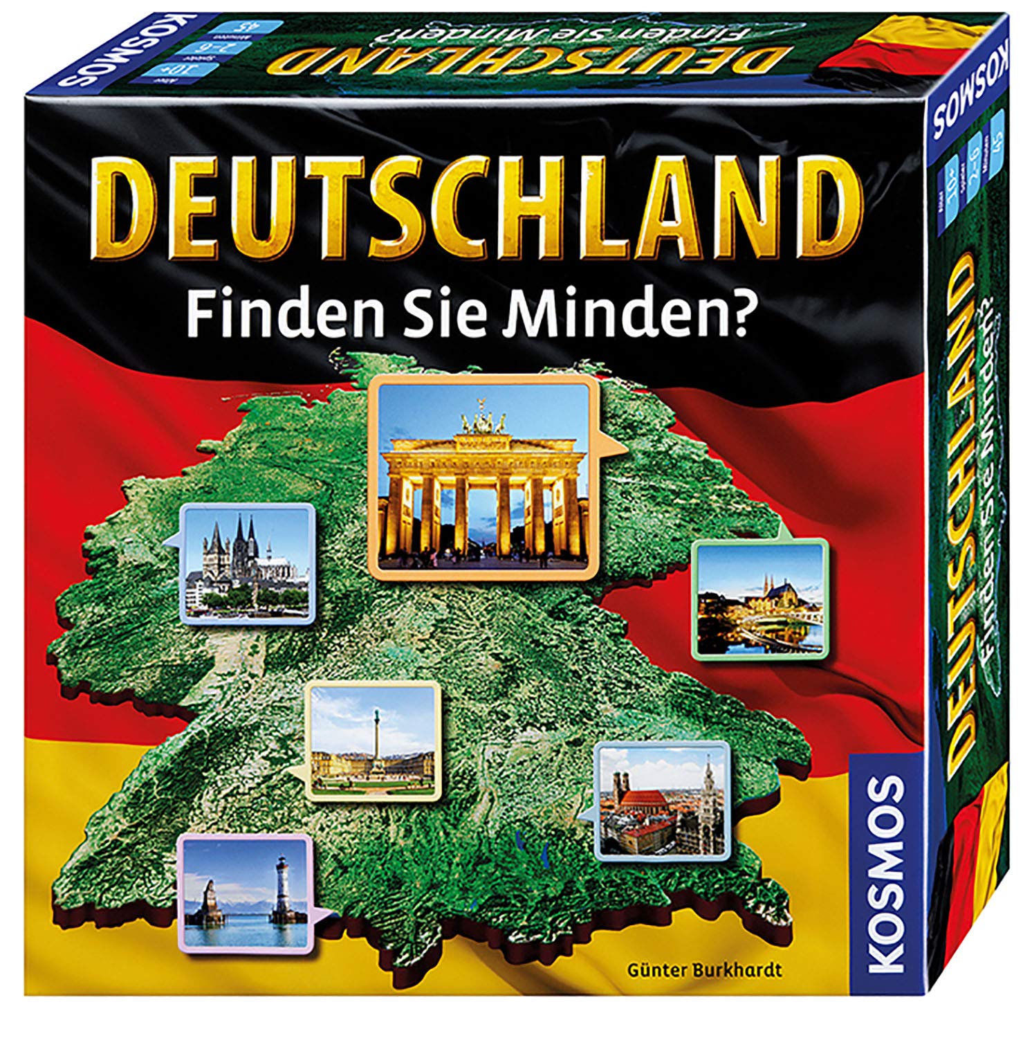 spielzeug deutschland KOSMOS 692797 Deutschland - Finden Sie Minden? Brettspiel, Geographie