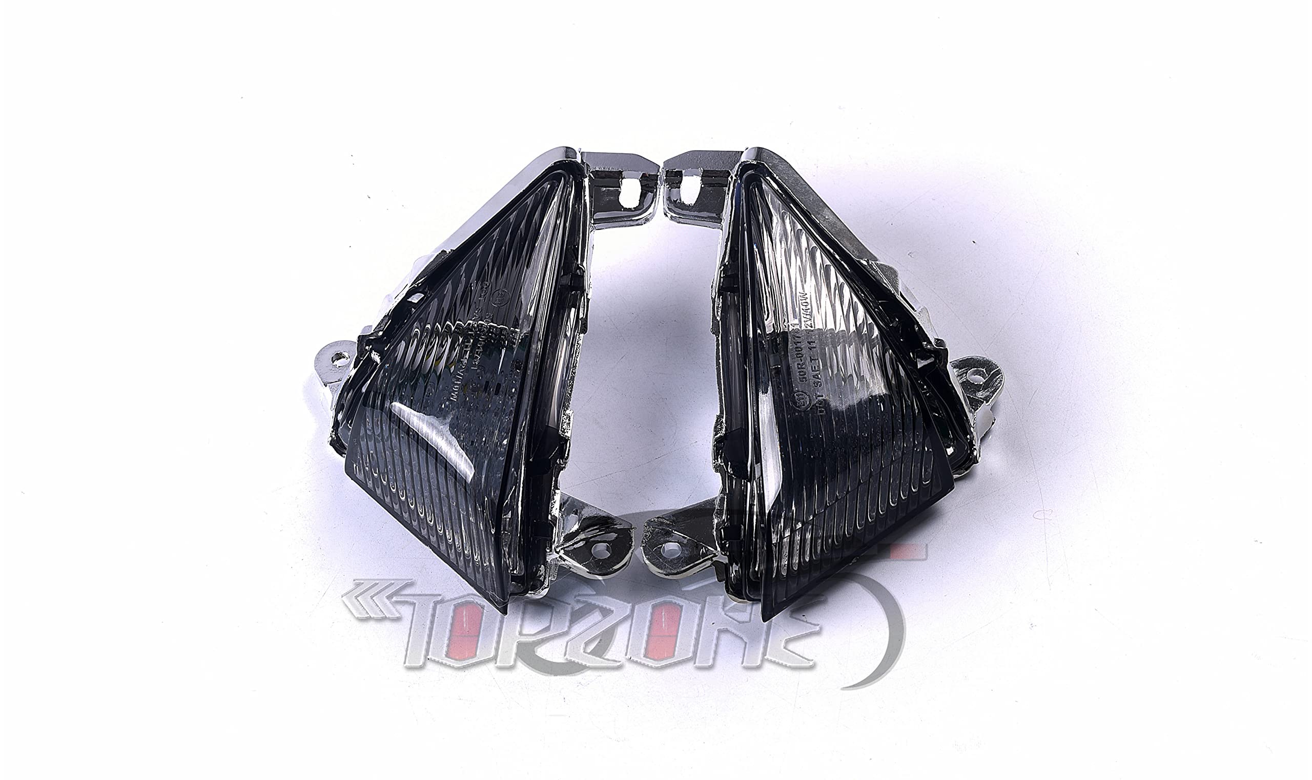 Fit 2006-2019 ZZR1400 / ZZR1400 ABS; 2008-2018 1400GTR; Smoke Turn Signal Idicator + LED Bulbs (Smoke)