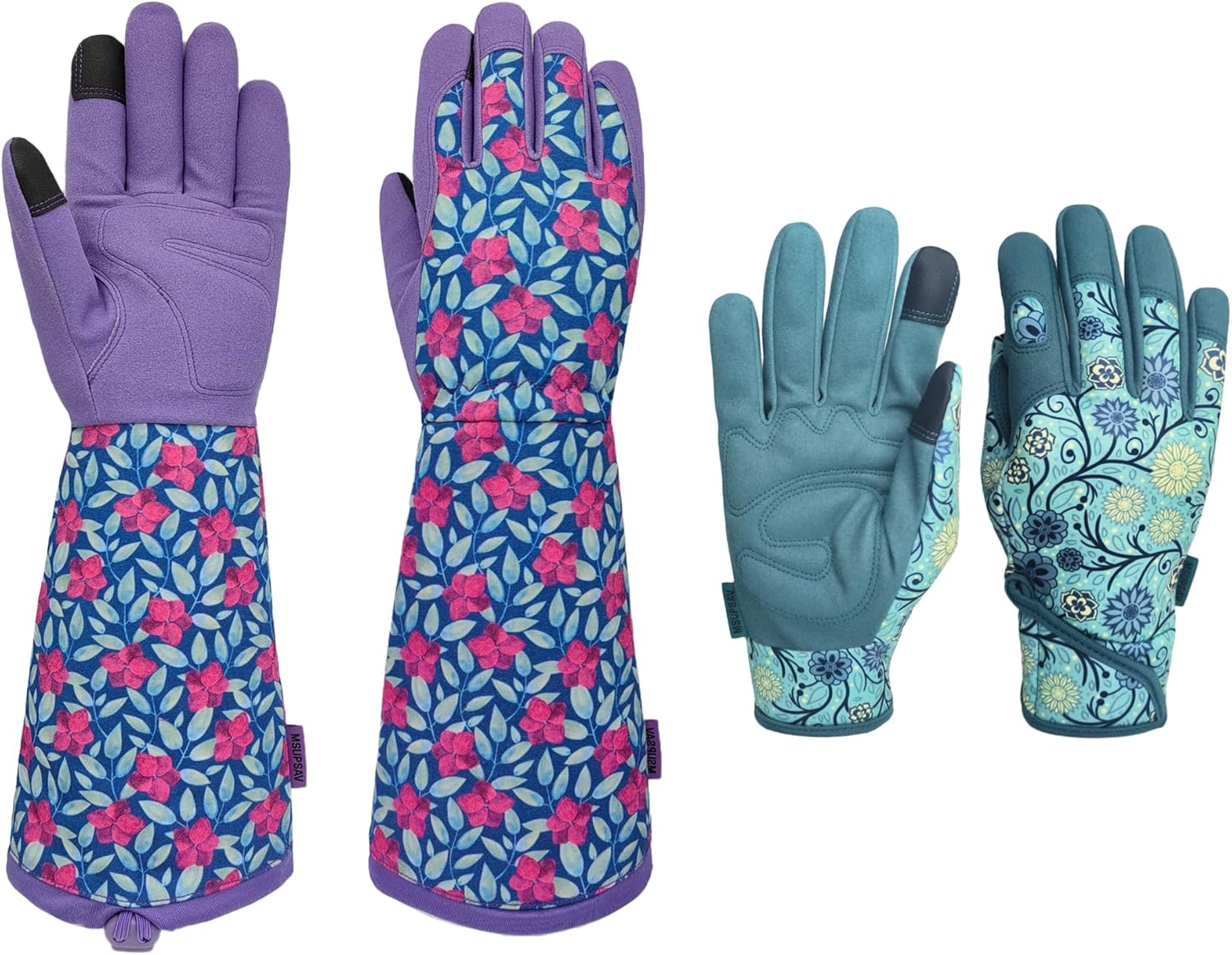 Gardening Gloves with Grip,Garden Gloves for Women, Leather Work Gloves,Gifts,Medium