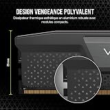 CORSAIR VENGEANCE RGB DDR5 RAM 32GB (2x16GB) Up to 6000MHz CL30 Intel XMP iCUE Compatible Computer Memory - Black (CMH32GX5M2B6000C30) - 5