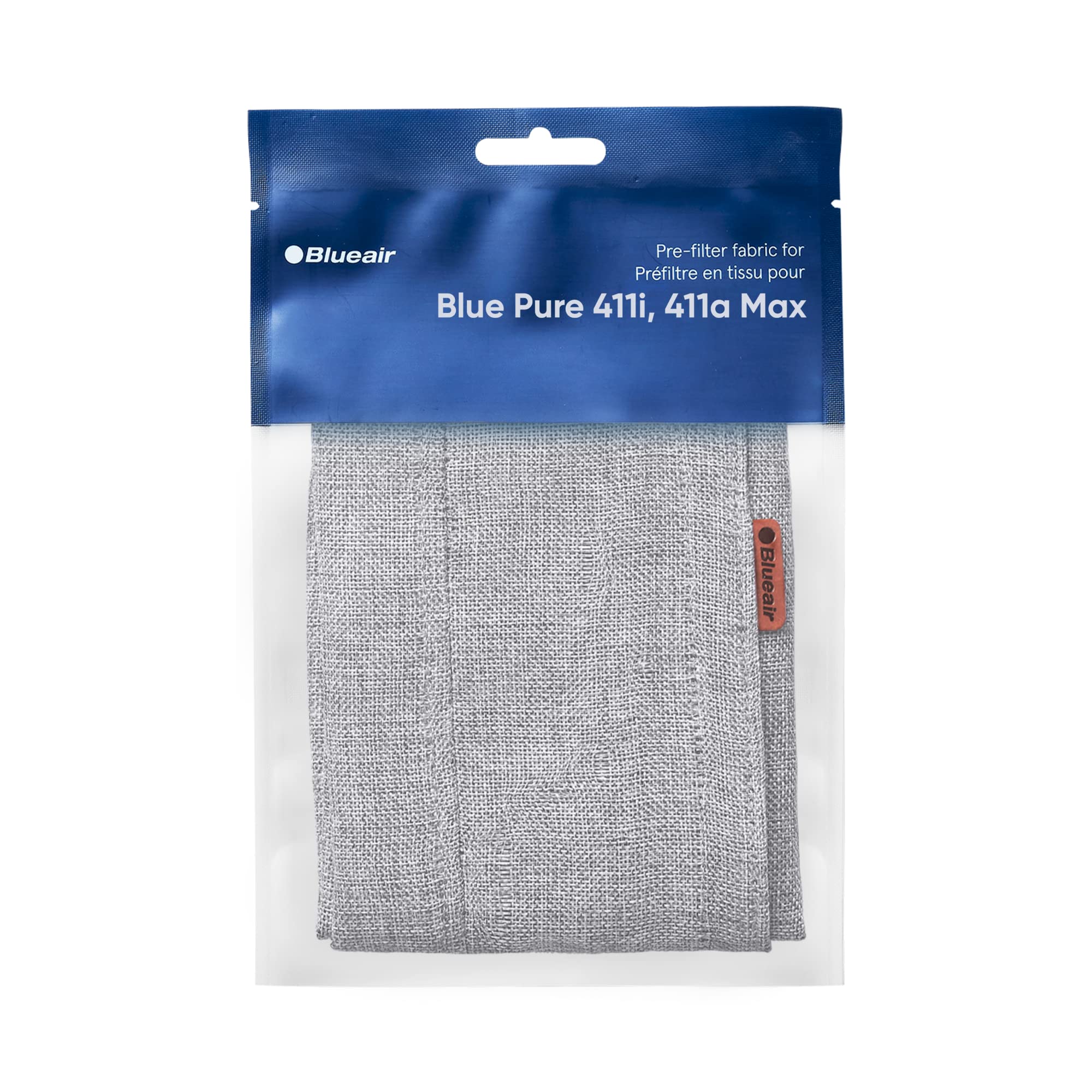 BLUEAIR Genuine Pre-Filter Blue Pure 411i Max and 411a Max Air Purifiers, Washable Fabric, Fog Grey