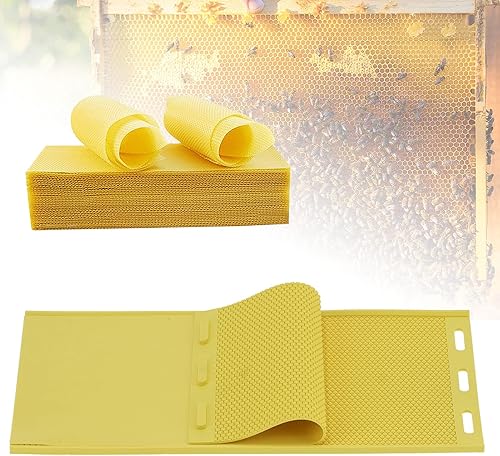 Miniatura 7 de 2 hojas de velas de cera de abejas, kit de fabricación de velas de bricolaje con estampado de cera de abeja, hoja de prensa de cera de abeja de