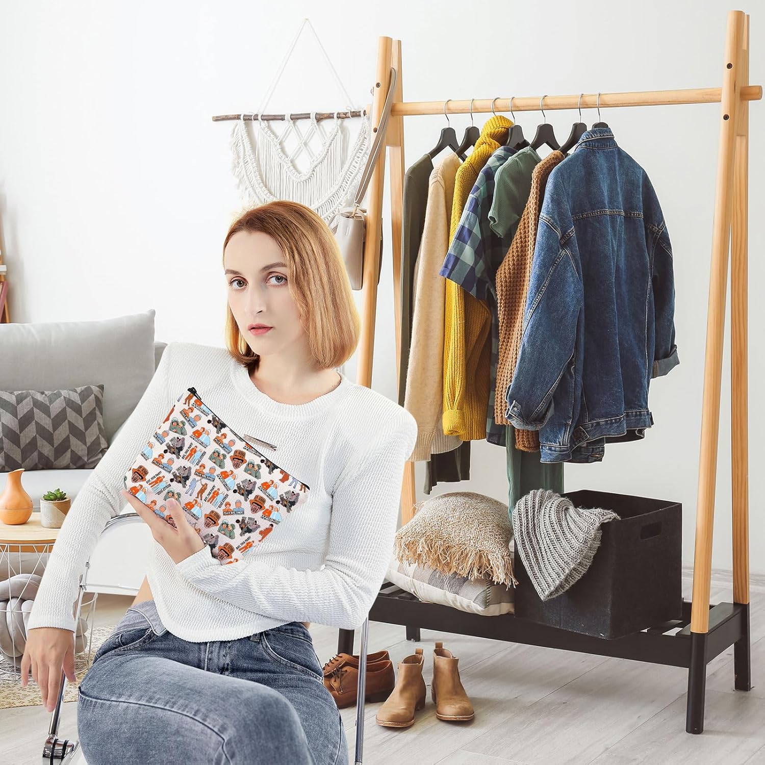 VAMSII Dumb Movie Cosmetic Bag Put Out The Vibe Road Trip Gift Dumb Bird Gift Dumber Themed Buddy Comedy Film (PILLS ARE GOOD) - Image 5