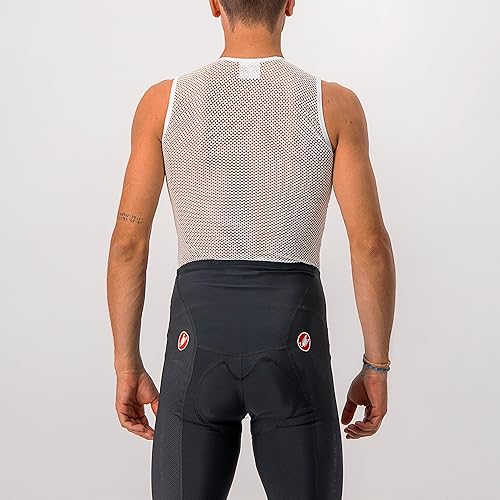 Miniatura 4 de Castelli Core Mesh 3 sin mangas Baselayer - Hombre Blanco