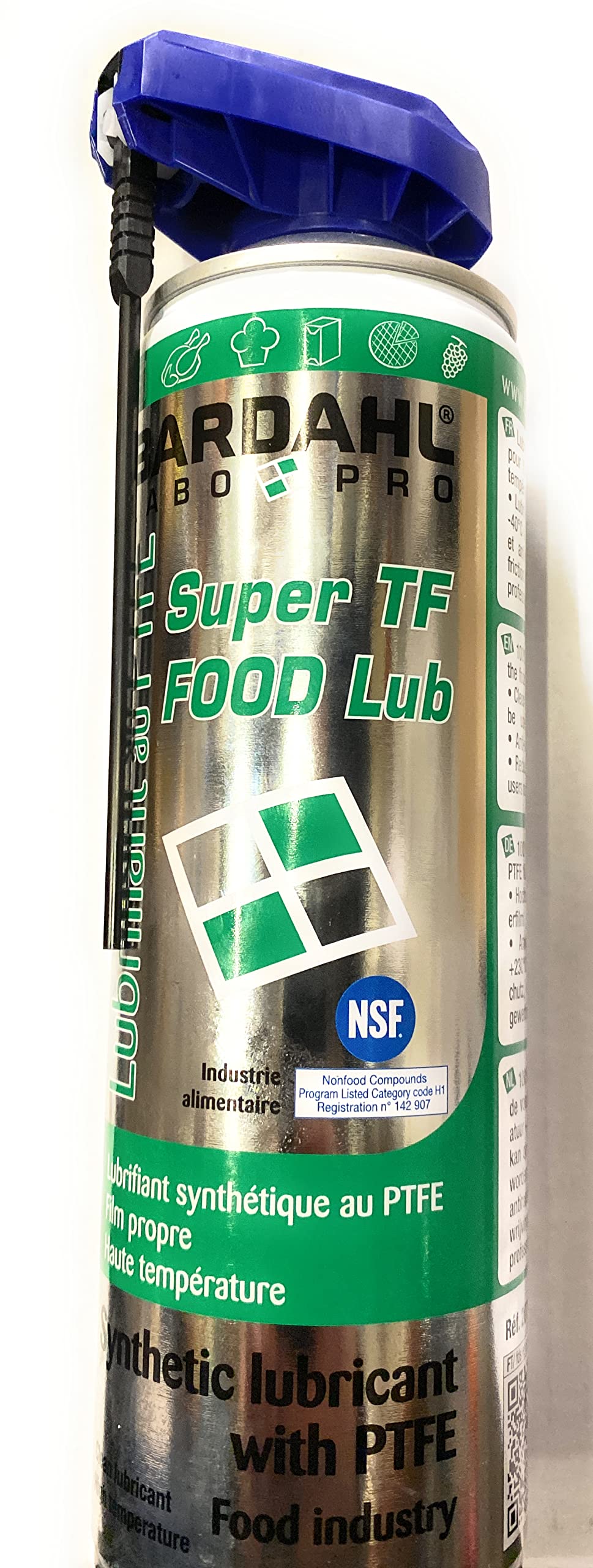 SUPER TF FOOD LUB Lubrifiant aindustrie alimentaire Au PTFE