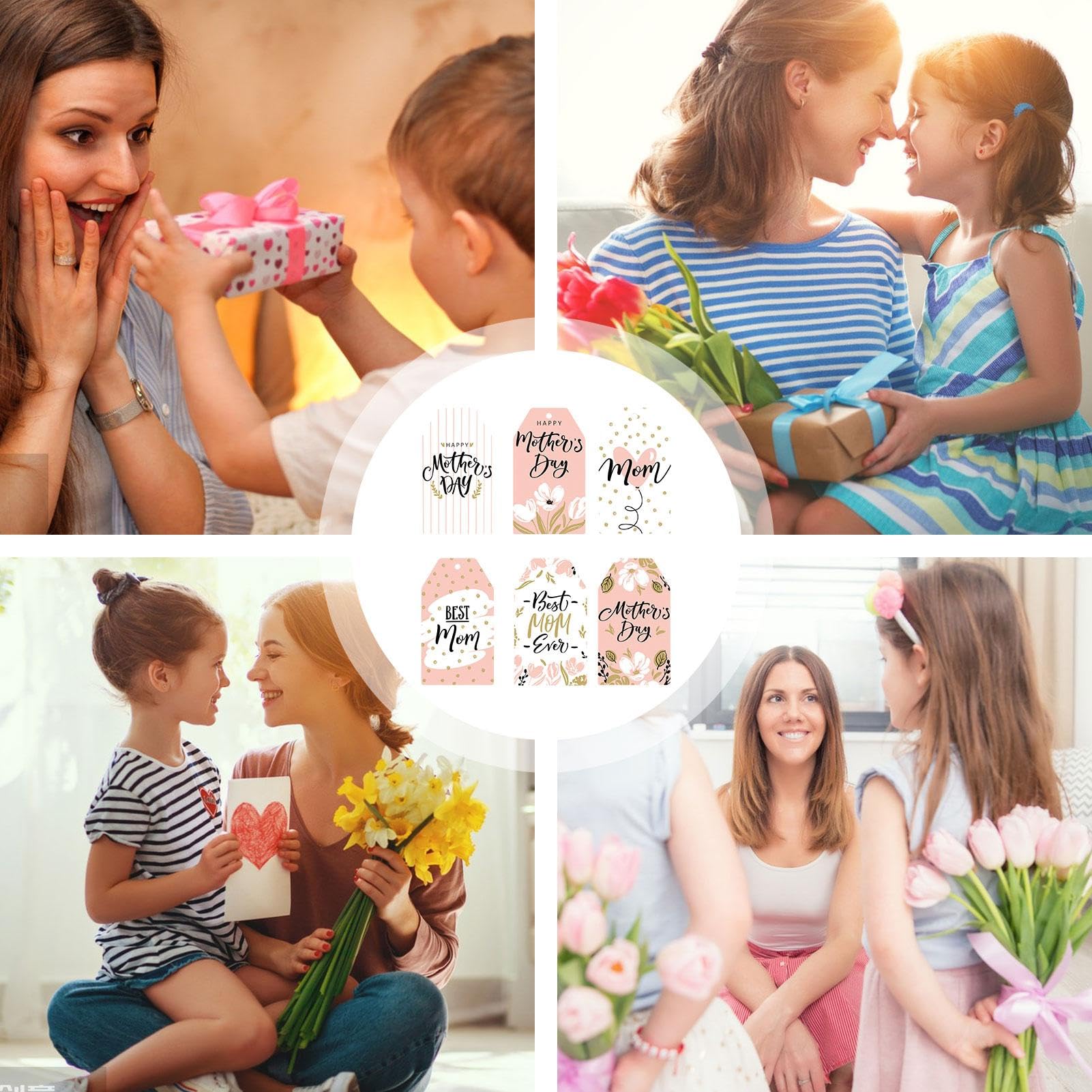 Set etichette regalo personalizzabili in carta | Logo Personalizzato