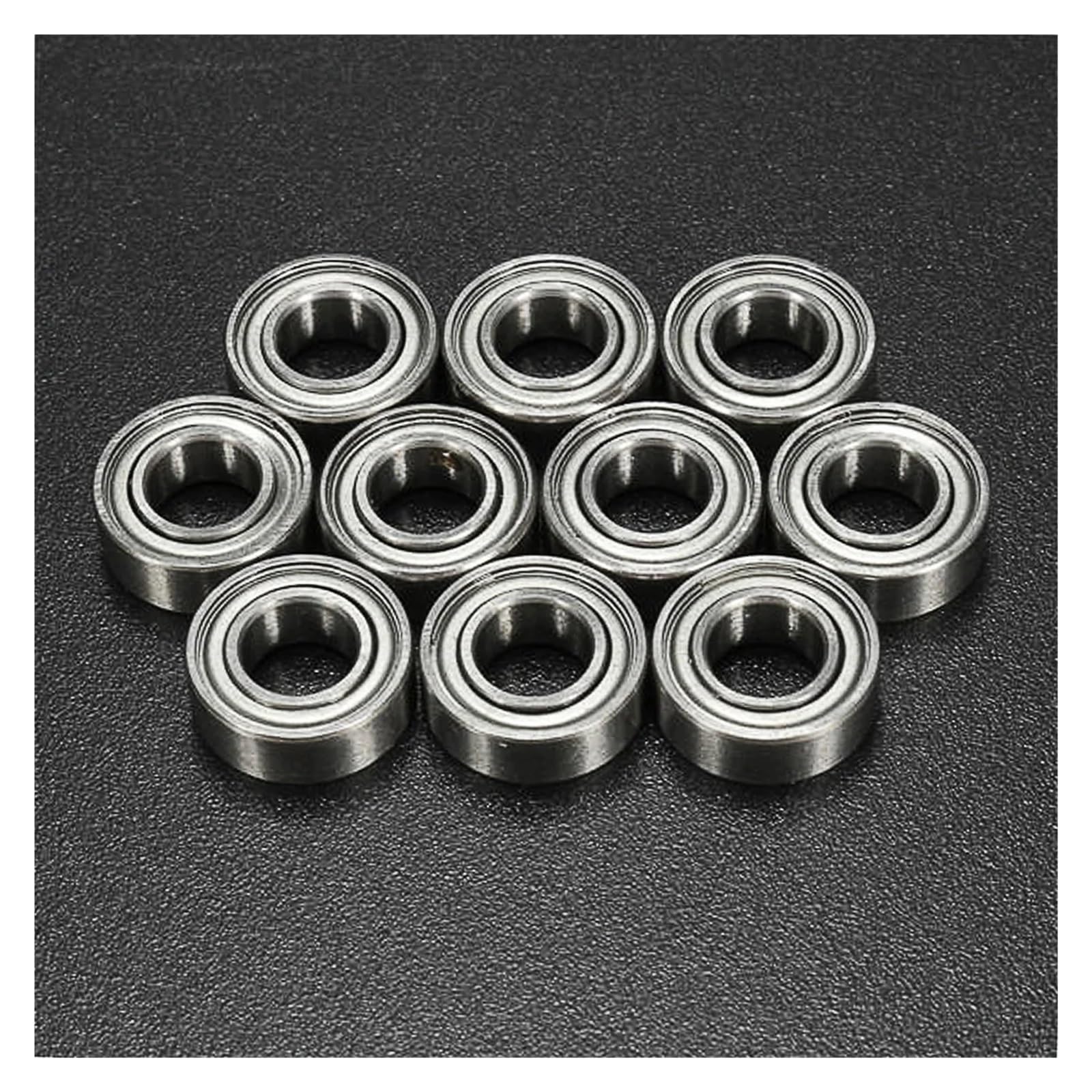10 piezas de rodamientos de bolas de brida 626ZZ 625ZZ 685ZZ 607ZZ 623ZZ 6900ZZ 688ZZ 687ZZ accesorios de impresora 3D polea de brida de ranura profunda(6900ZZ 10x22x6mm)