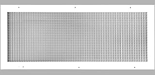 18" x 30" or 30" x 18" Cube Core Eggcrate Return Air Grille - Aluminum Rust Proof - HVAC Vent Duct Cover - White [Outer Dimensions: 19.75 x 31.75]
