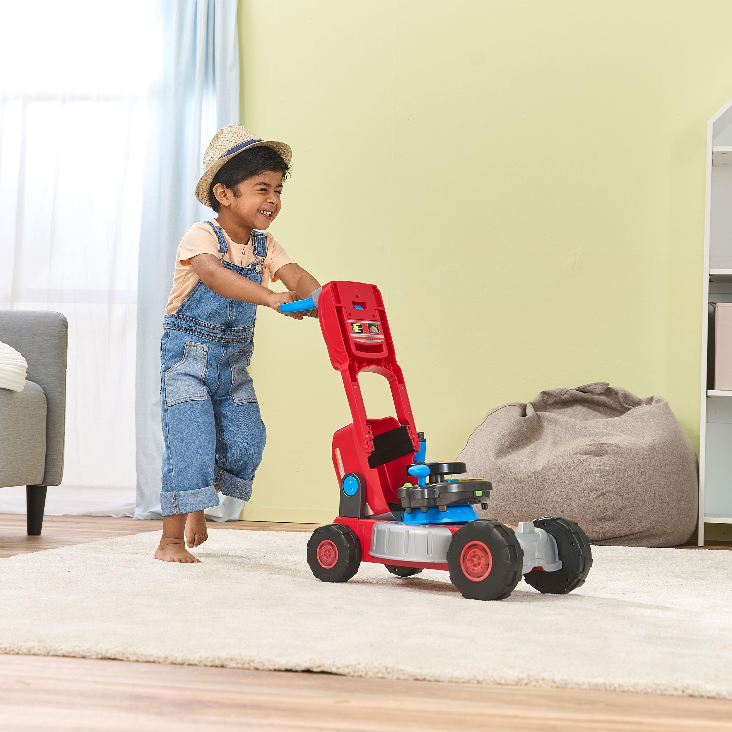 VTech Baby 3-in-1 Traktor Rasenmäher mit Lenkrad, Musik