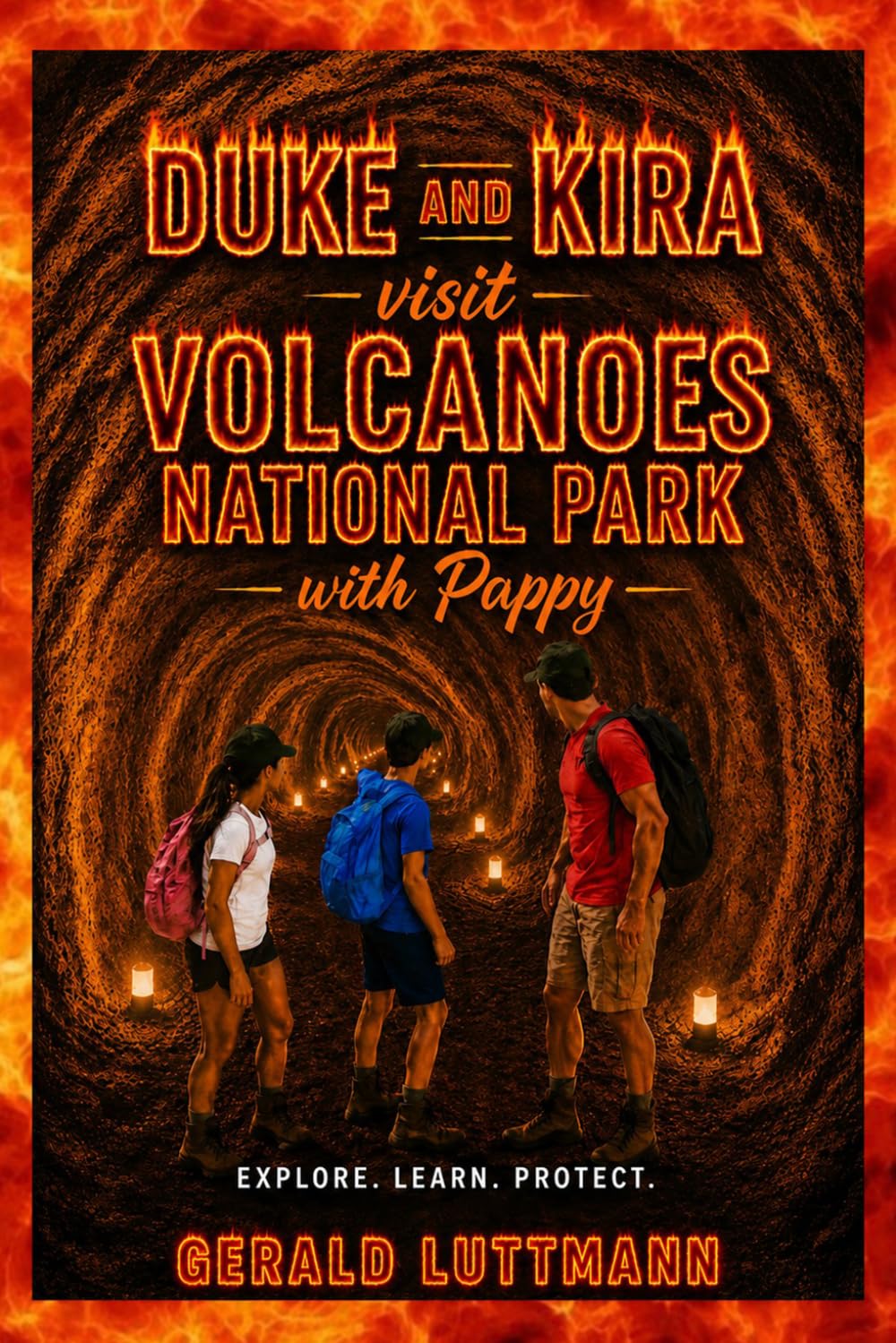 Duke and Kira Visit Volcanoes National Park with Pappy: Explore. Learn. Protect.