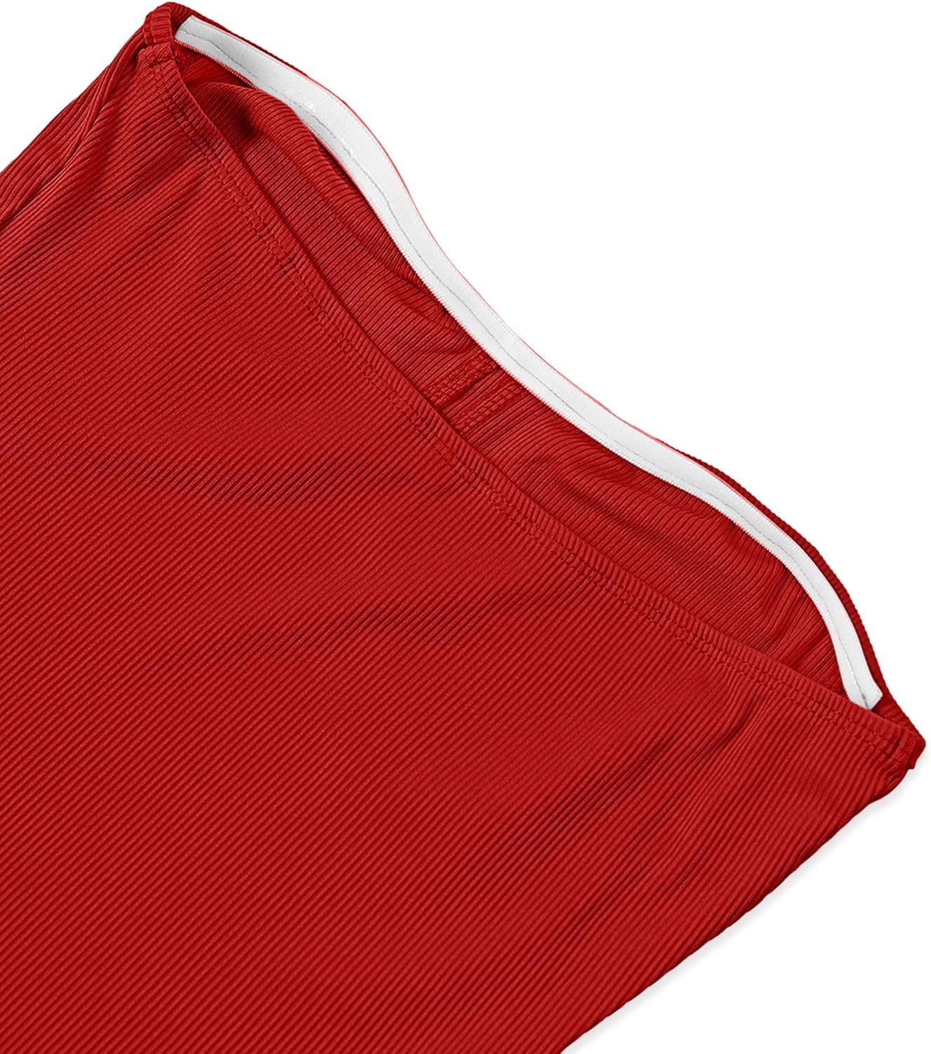 LovelyWholesale Shorts Sets Women 2 Piece Outfits Split Ribbed Tube Tops and Shorts Matching Sets - Image 6