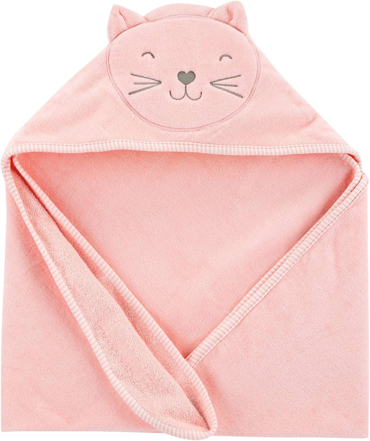 pink hooded towel