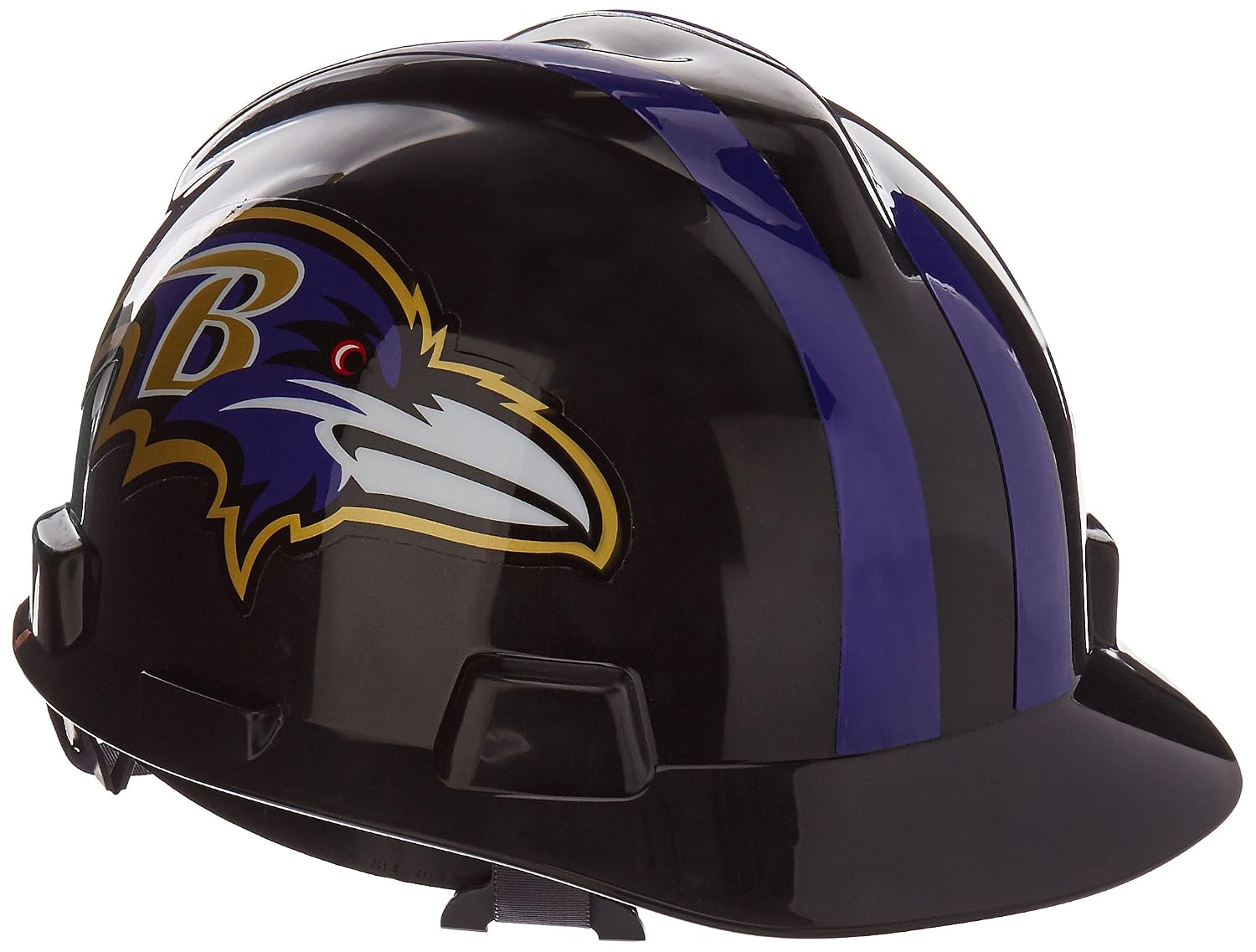 MSA 818386 NFL V-Gard Protective Cap, Baltimore Ravens