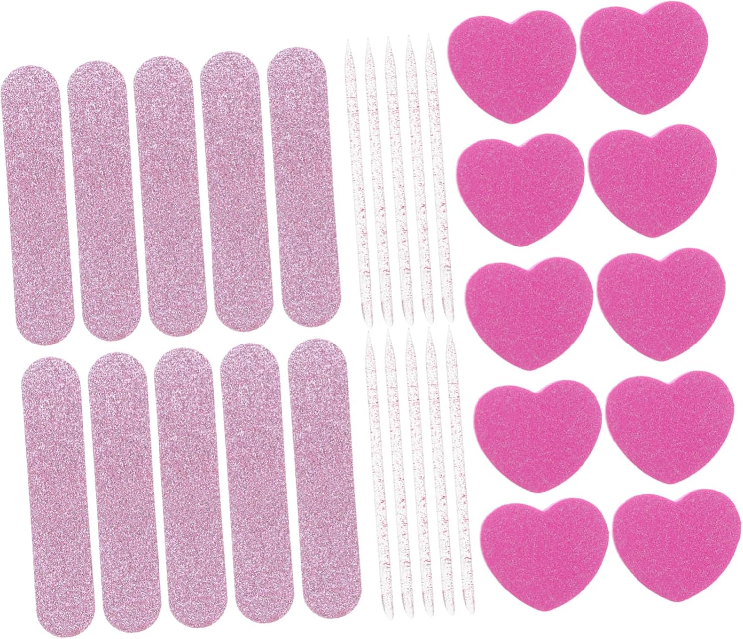 Healvian 10 Sets Nail Kit Women Nail Tools Nail Buffer Blocks Sponge Nails Nail Art Sponge Supplies Manicure Art Tools Nail Art Supply Manicure Tools Sponge