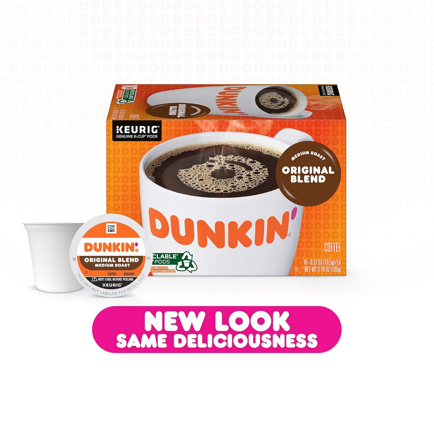 Dunkin' French Vanilla and Original Blend Flavored Coffee K-Cup Pods (60 Count)